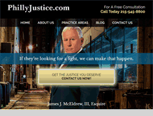 Tablet Screenshot of phillyjustice.com